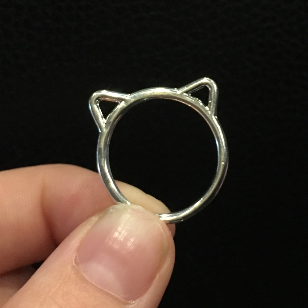 Price Drop❤️New Kitty Cat Ears Ring Gold Silver - Picture 4 of 5